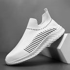 Damen Atmungsaktive Slip-On Sneakers mit elastischem Rippdesign R&B