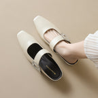 Damen elegante Slingback-Pumps mit modischem Schnallenakzent