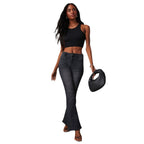 Damen Flared Jeans mit hoher Taille und stylischem Schnitt R&B