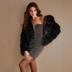 Damen gefütterte Kapuzenjacke R&B