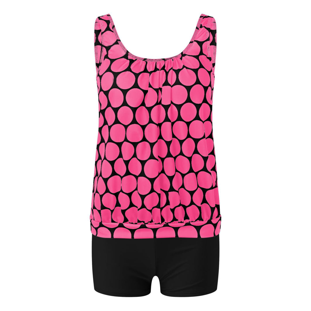 Damen eleganter Tankini mit modischem Muster R&B