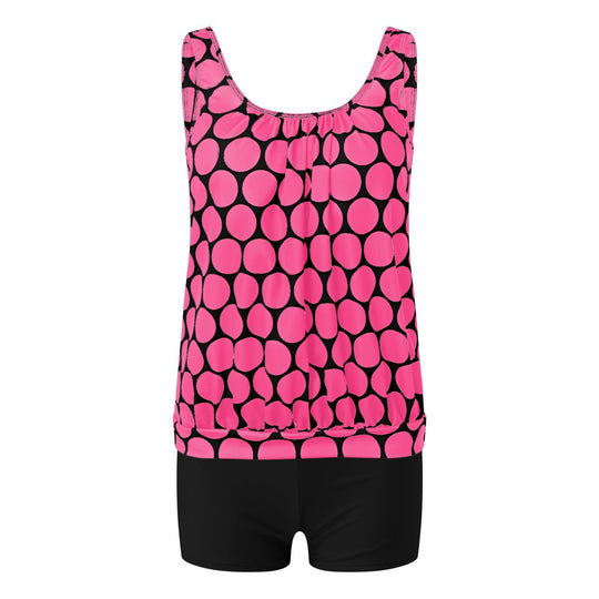 Damen eleganter Tankini mit modischem Muster R&B
