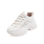 Damen Sportliche Chunky Sneakers mit atmungsaktiver Oberflächenstruktur R&B