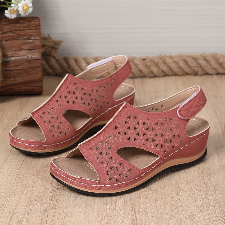 Damen Atmungsaktive Sandalen mit elegantem Cut-Out-Design und anatomischem Fußbett R&B