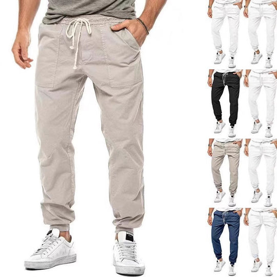 Herren Cargo-Jogginghose mit elastischem Bund und praktischen Taschen R&B