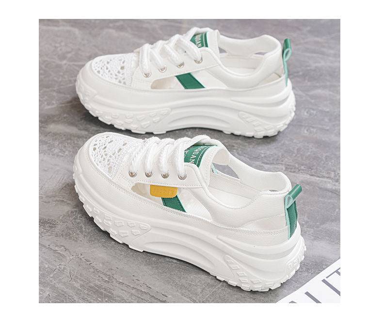 Damen Sportliche Sneaker mit luftiger Netzstruktur und extra hohem Komfort R&B