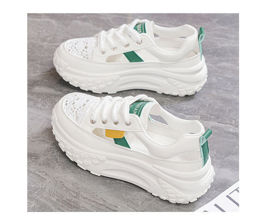 Damen Sportliche Sneaker mit luftiger Netzstruktur und extra hohem Komfort R&B
