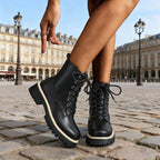 Damen Stiefeletten aus hochwertigem mit robustem Profil und modischen Details R&B