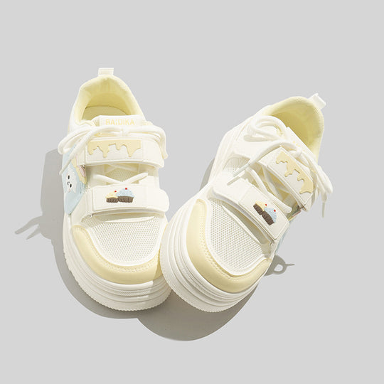 Damen Sneakers mit niedlichem Tiermotiv und ergonomischem Design R&B