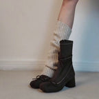 Damen Elegante Stiefeletten mit modischem Schnürdesign und geschmeidigem Wildleder R&B
