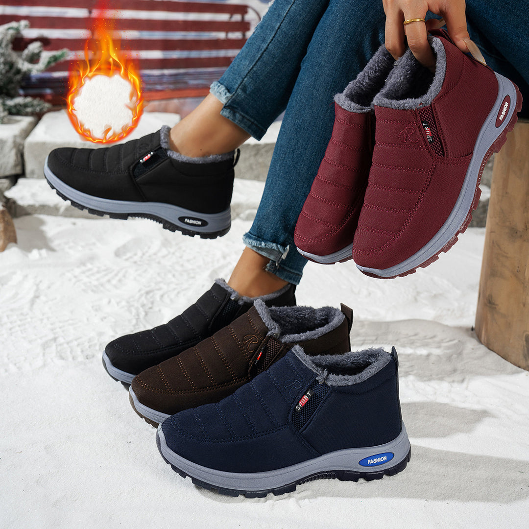 Damen Gemütliche Warmfutter-Stiefel im modernen Design R&B