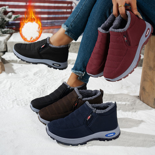 Damen Gemütliche Warmfutter-Stiefel im modernen Design R&B