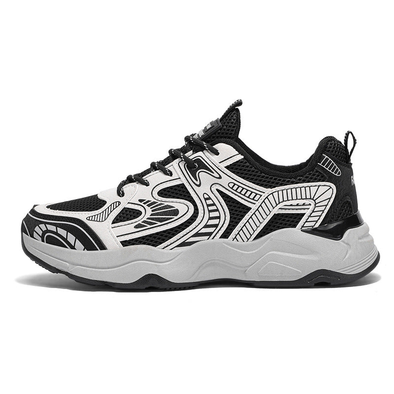 Damen Sportliche Mesh-Sneaker mit atmungsaktiver Struktur und gepolsterter Sohle R&B