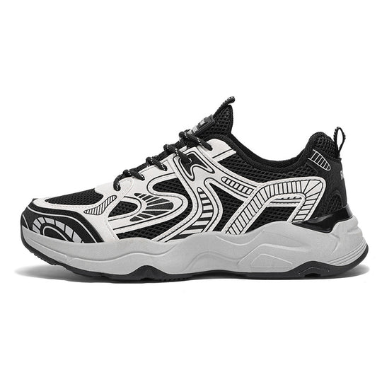 Damen Sportliche Mesh-Sneaker mit atmungsaktiver Struktur und gepolsterter Sohle R&B