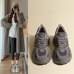 Damen Sportliche Lauf sneakers mit atmungsaktiver Mesh-Oberfläche und geräuschdämpfender Sohle R&B
