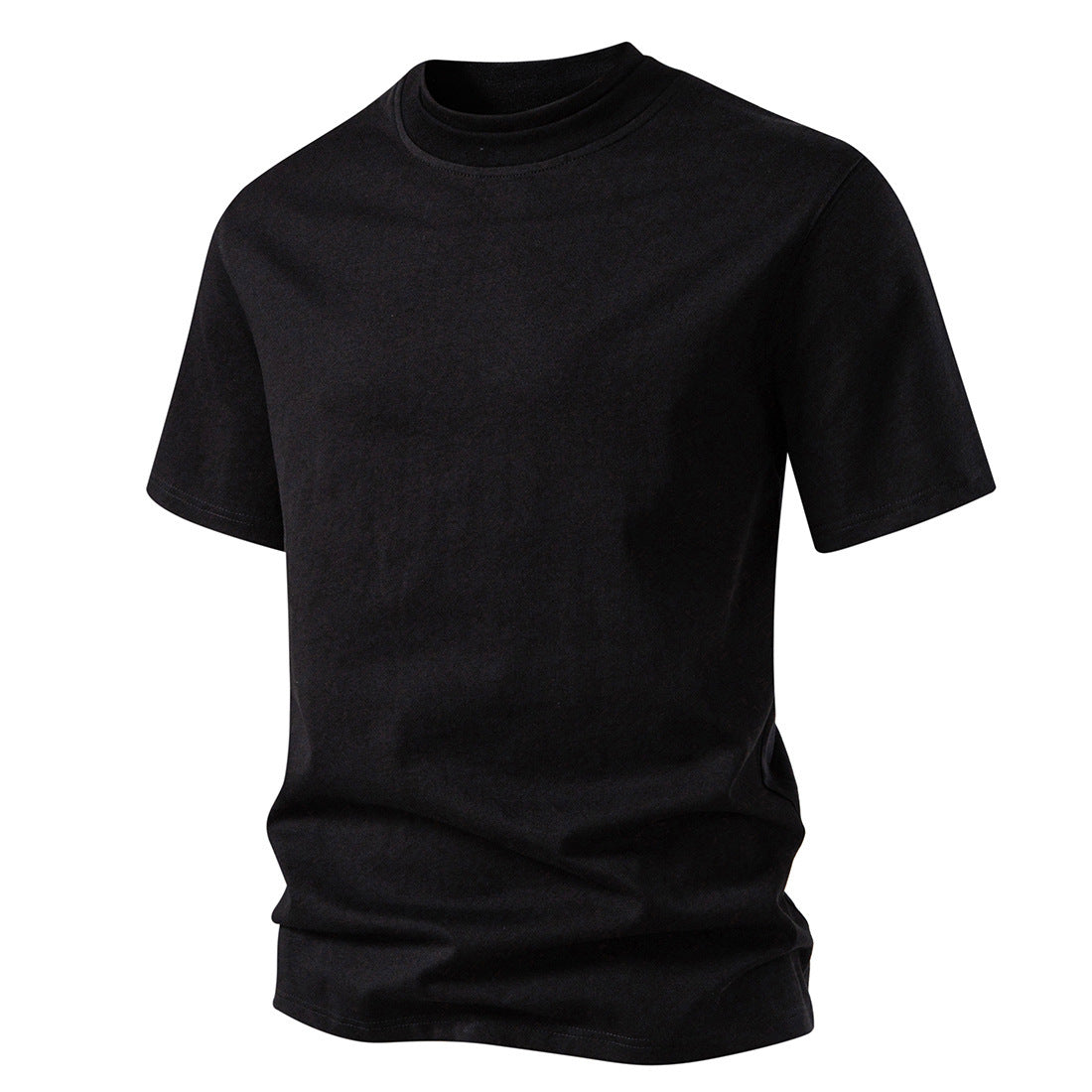 Herren Rundhalsshirt aus hochwertiger Baumwolle mit minimalistischem Design