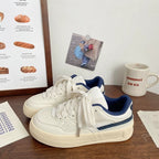 Damen Vintage Sneaker mit Höhe und Komfort