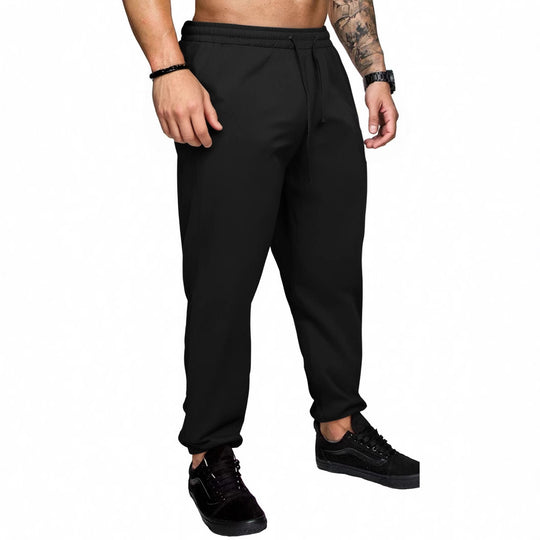 Herren Sportliche Jogginghose mit elastischem Bund und seitlichen Taschen R&B