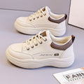 Damen Sportliche Sneakers mit Premium-Leder-Oberfläche und gepolsterter Innensohle R&B