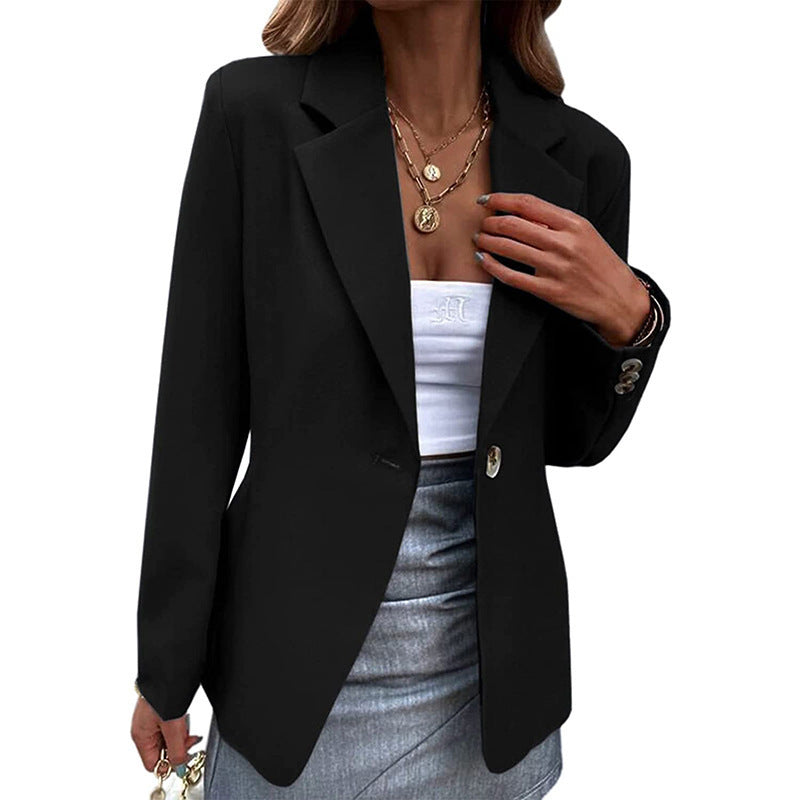 Damen Eleganter Blazer mit schmalem Schnitt und hochwertigen Details R&B