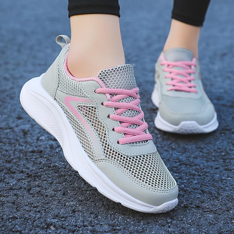 Damen Hochwertige Sport-Sneaker mit atmungsaktivem Mesh-Obermaterial und dämpfender Sohle R&B