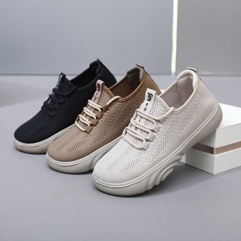 Damen Atmungsaktive Freizeit-Sneaker mit elastischem Obermaterial und flexibler Sohle R&B