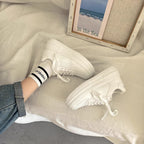 Damen Modische Plateau Sneakers mit komfortablem Rückenschutz