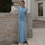 Damen elegantes, hüftbetontes Abendkleid R&B