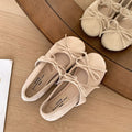 Damen Ballerinas mit modischem Schleifen-Design und weicher Sohle