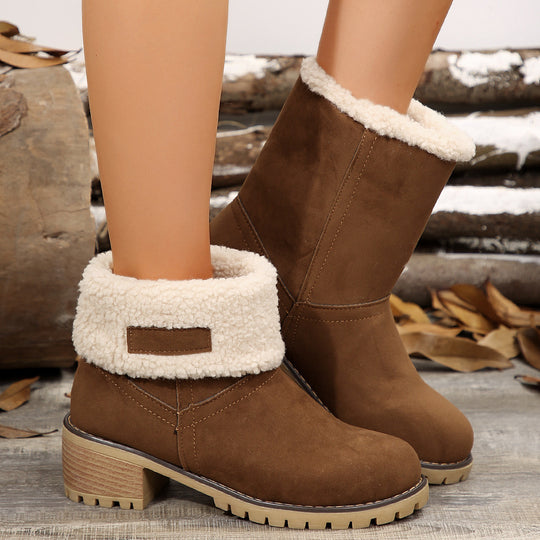 Damen Stiefeletten mit kuscheligem Futter und rutschfester Sohle R&B