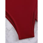 Damen Bikini-Set mit durchscheinendem Rock R&B