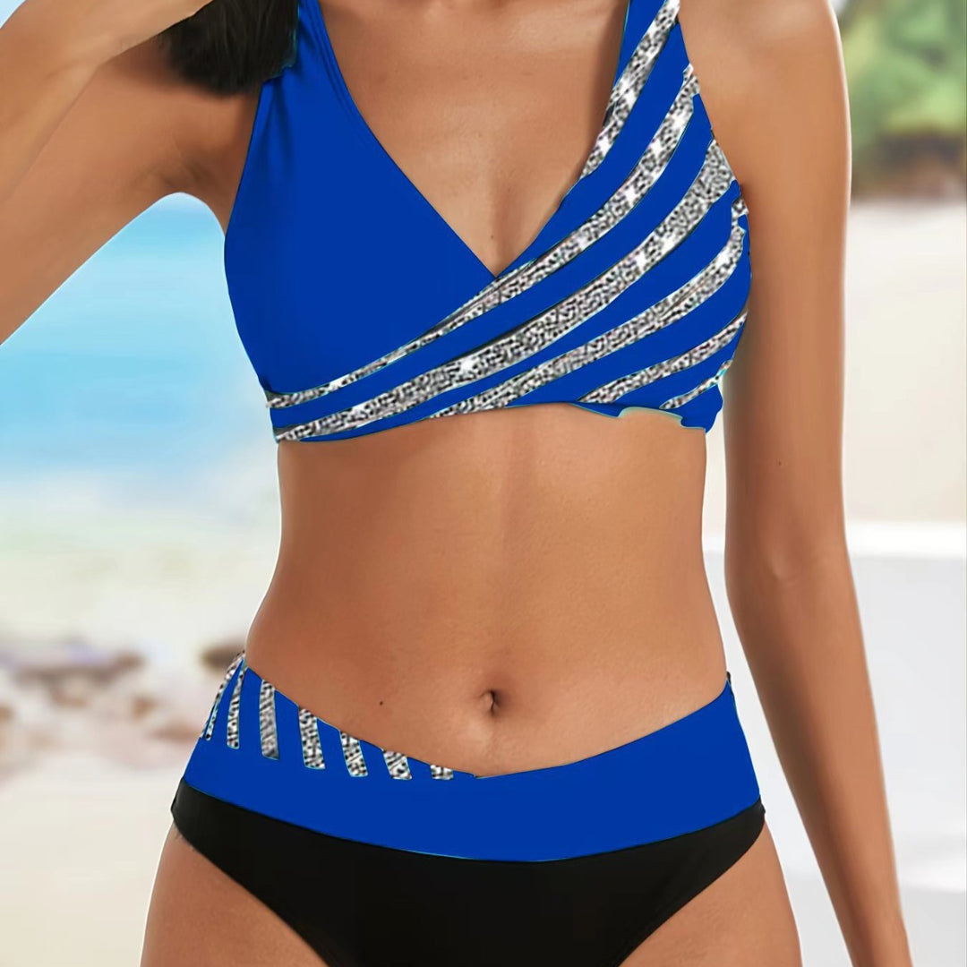 Damen Bikini-Set mit innovativem Farbverlauf R&B