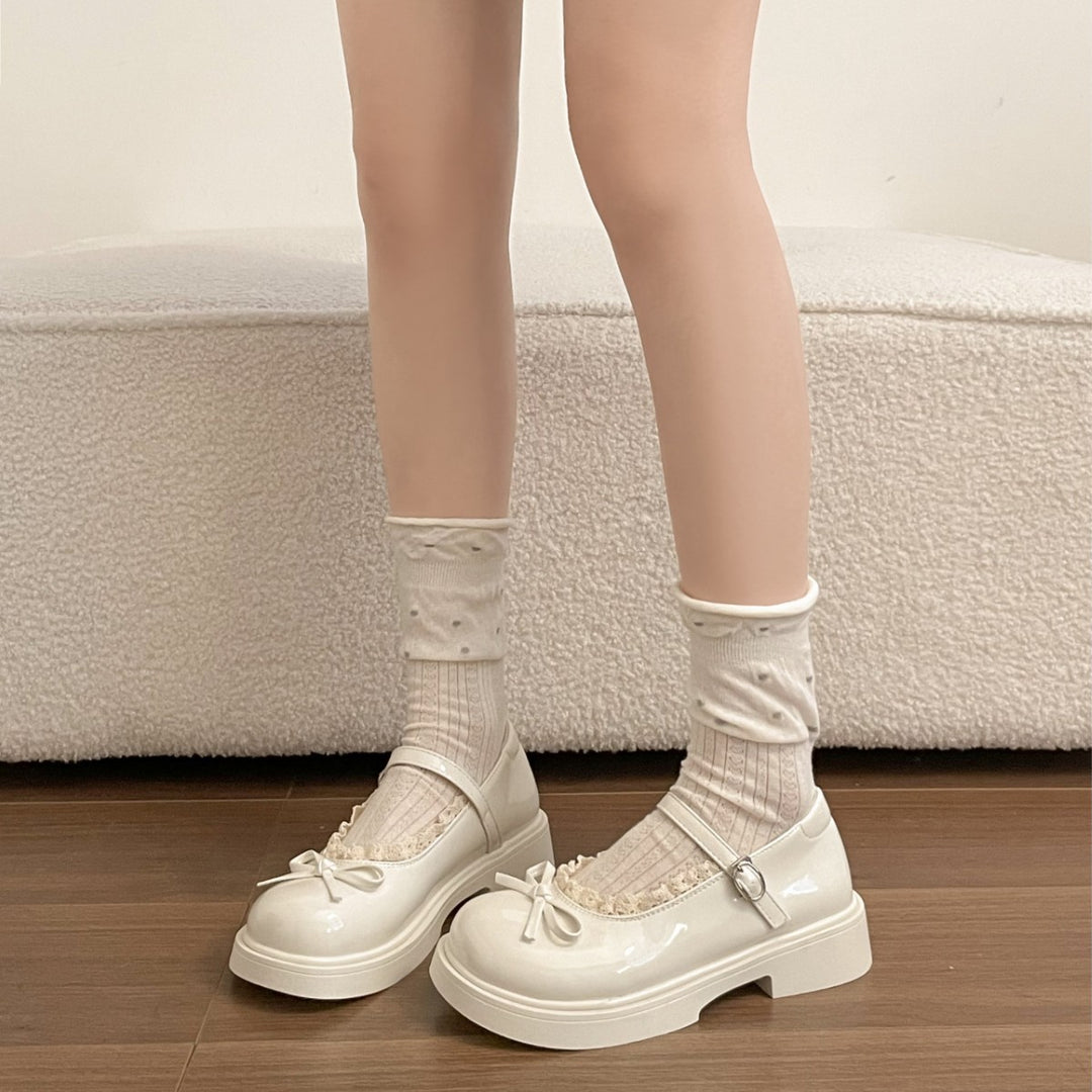 Damen Ballerinas mit dekorativer Schnalle und bequemem Innensohle R&B