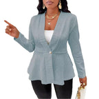 Damen Moderne Blazerjacke mit elegantem Schnitt R&B