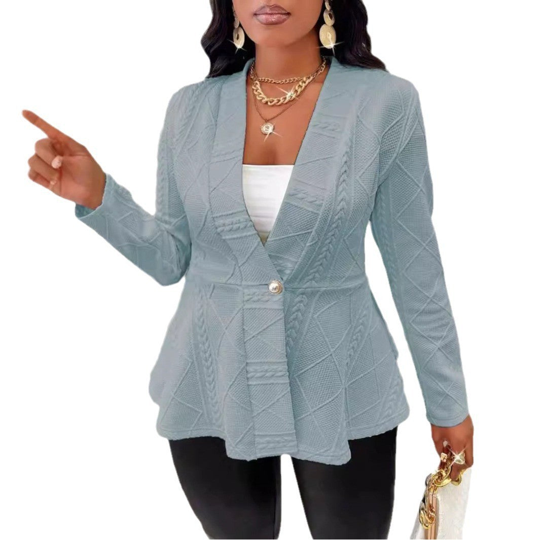 Damen Moderne Blazerjacke mit elegantem Schnitt R&B