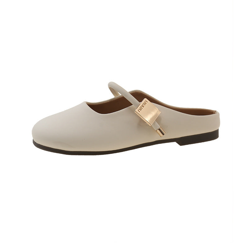 Damen Ballerinas mit modischem Riemchen und gepolsterter Innensohle