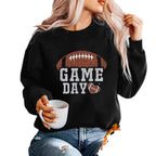 Damen Sportlicher Pullover mit trendy Grafikdesign R&B
