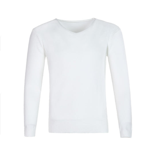 Herren klassischer V-Ausschnitt Pullover R&B