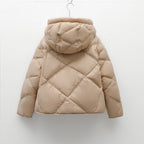 Damen Steppjacke mit abnehmbarer Kapuze R&B