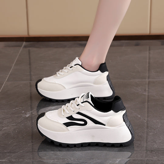 Damen Chunky Sneakers mit verstärkter Dämpfung und rutschfester Sohle R&B