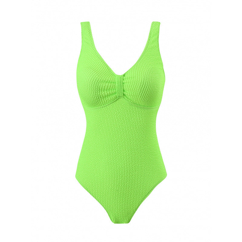 Damen Einteiler Badeanzug mit figurformendem Design und attraktivem Rüschendetail R&B