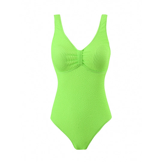 Damen Einteiler Badeanzug mit figurformendem Design und attraktivem Rüschendetail R&B