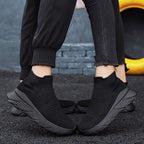 Damen Sportliche Strick-Sneaker mit elastischer Sohle R&B