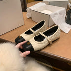 Damen Ballerinas mit elegantem Riemen und modischem Kick-Design R&B