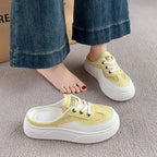 Damen Slip-On Sneakers mit luftigen Mesh-Einsätzen und komfortabler Sohlenkonstruktion R&B