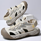 Damen Sportliche Sandalen mit rutschfester Sohle und anatomischer Fußbettung R&B