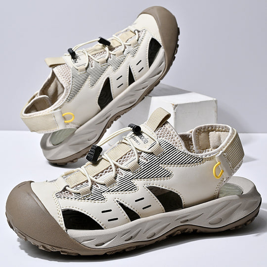 Damen Sportliche Sandalen mit rutschfester Sohle und anatomischer Fußbettung R&B