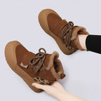 Damen Winterliche Sneaker Boots mit kuscheligem Innenfutter und rutschfester Sohle R&B
