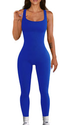 Damen Fashion-Leggings-Overall mit modischem Ripp-Design R&B