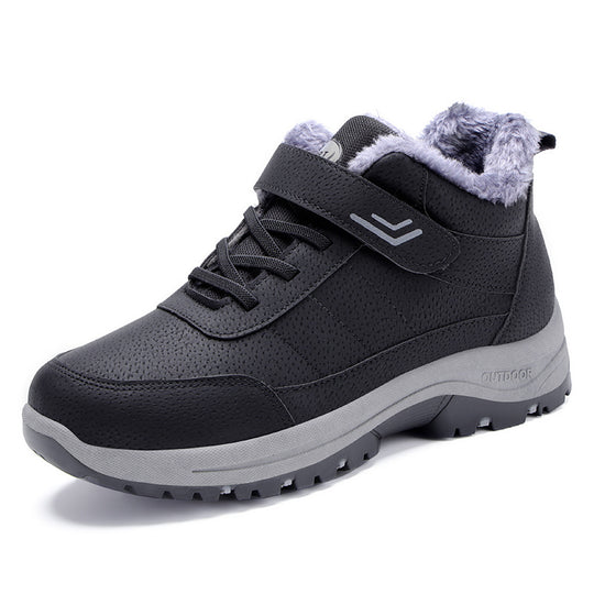 Damen warme Isolierte Outdoor-Stiefel mit strapazierfähiger Sohle und praktischem Klettverschluss R&B